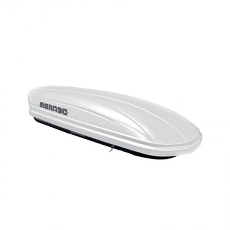 جعبه حمل بار سقفی مخصوص خودرو برند منابو مدل MANIA DUO 460 WHITE